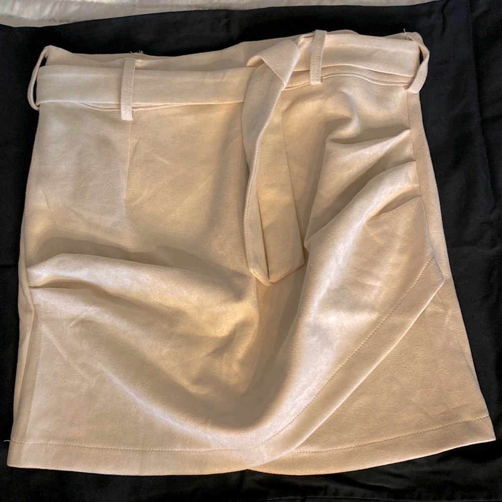 Faux Suede Skirt